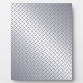 Plaque diamant en acier brillant (Devant)