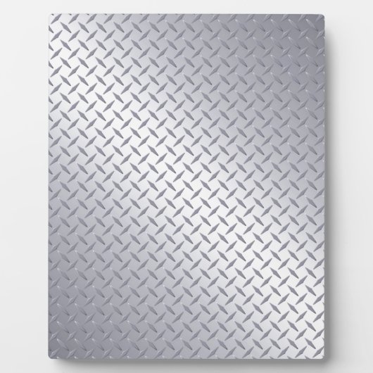 Plaque diamant en acier brillant (Devant)