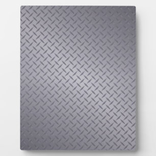 Plaque diamant gris acier