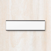 Plaque d'identification accrochante (Devant)