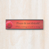 Plaque d'identification accrochante de mur de (Devant)