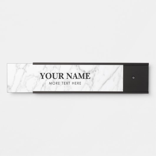 Plaque d'identification accrochante en pierre de (Devant)