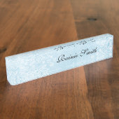 Plaque d'identification bleue (Taille)