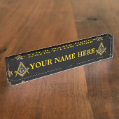 PLAQUE D'IDENTIFICATION DE BUREAU DE MAÇONS (Taille)