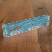 Plaque d'identification de bureau de récif (Taille)