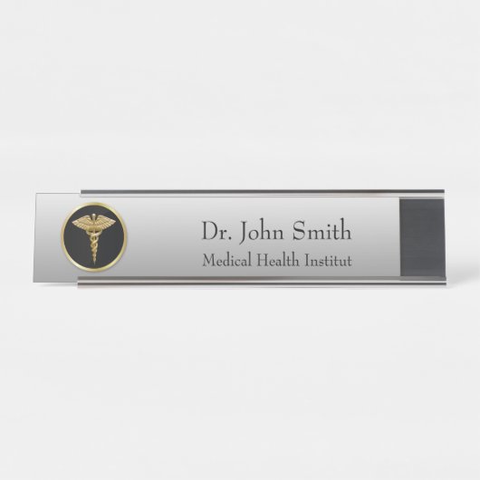 Plaque d'identification de bureau Médicale (Devant)