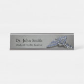 Plaque d'identification de bureau Médicale de (Devant)