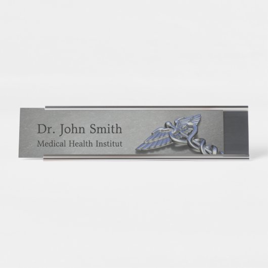 Plaque d'identification de bureau Médicale de (Devant)