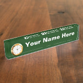 Plaque d'identification de bureau personnalisable (Taille)