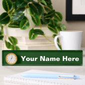 Plaque d'identification de bureau personnalisable