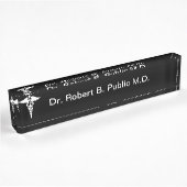 Plaque d'identification de docteur Desk de