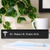 Plaque d'identification de docteur Desk de