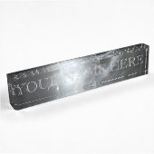 Plaque d'identification de fractale de Blackhole