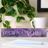 Plaque d'identification de fractale de Purple