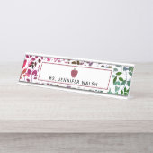 Plaque d'identification de l'enseignant de pomme b (Devant)