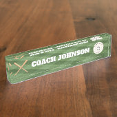 Plaque d'identification de l'entraîneur de base-ba (Taille)