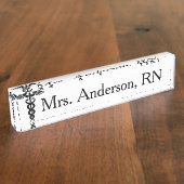 Plaque d'identification de l'infirmière pour le bu (Taille)