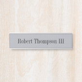 Plaque d'identification de mur accrochant de (Devant)