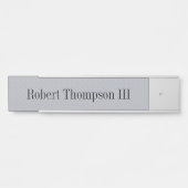 Plaque d'identification de mur accrochant de (Devant)