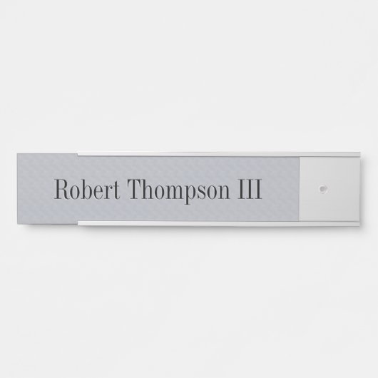 Plaque d'identification de mur accrochant de (Devant)