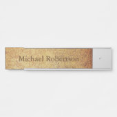 Plaque d'identification de mur accrochant de porte (Devant)