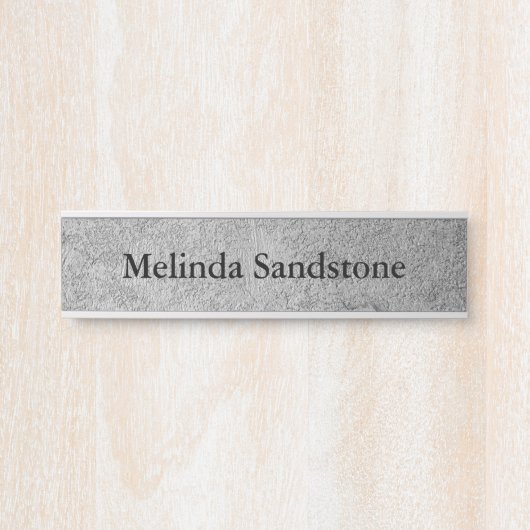 Plaque d'identification de mur accrochant de porte (Devant)