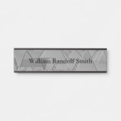 Plaque d'identification de porte de bureau de mur (Devant)