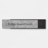 Plaque d'identification de porte de bureau de mur (Devant)