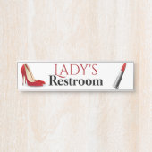 Plaque d'identification de porte de toilettes de (Devant)