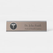 Plaque d'identification de profession de bureau (Devant)