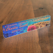 Plaque d'identification de récif coralien (Taille)