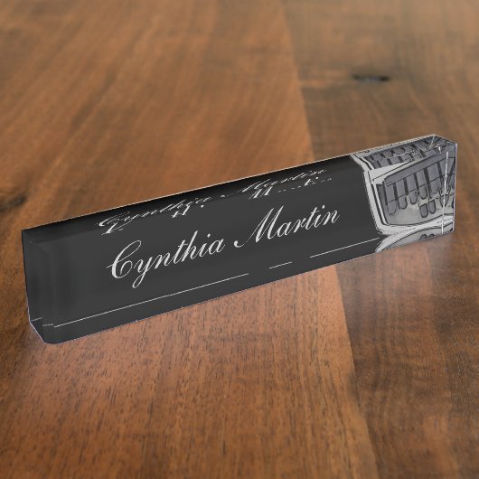 Plaque d'identification de sténographe judiciaire (Taille)