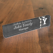 Plaque d'identification de tableau de la lettre Y (Taille)