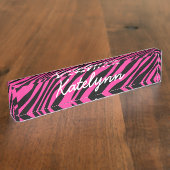 Plaque d'identification de zèbre d'impression de (Taille)