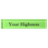 Plaque d'identification d'humour drôle pour votre (Devant)