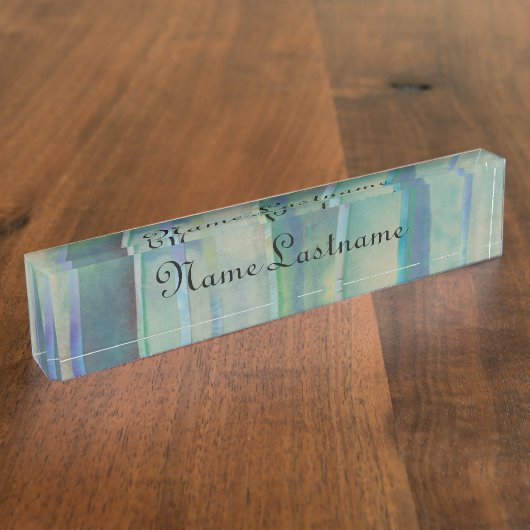 Plaque d'identification du bureau de l'aquarelle (Taille)