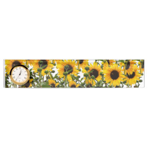 Plaque d'identification du bureau de tournesol