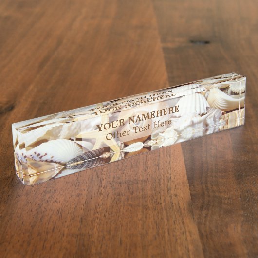 Plaque d'identification du bureau des coquillages (Taille)