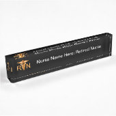 Plaque d'identification du bureau des infirmières