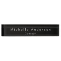 Plaque d'identification du bureau du consultant en