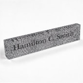 Plaque d'identification du bureau - HAMbyWhiteGlov