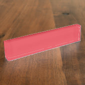 Plaque d'identification du bureau personnalisé rou (Taille)