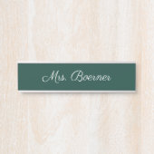 Plaque d'identification du mur d'accrochage de l'e (Devant)