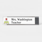 Plaque d'identification empilée de bureau de (Devant)