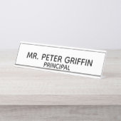 Plaque d'identification personnalisée (Devant)