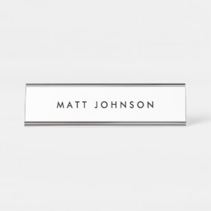 Plaque d'identification personnalisée de bureau
