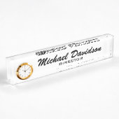 Plaque d'identification personnalisée de bureau