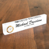 Plaque d'identification personnalisée de bureau (Taille)