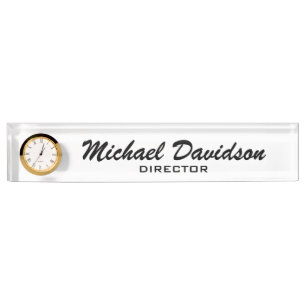 Plaque d'identification personnalisée de bureau