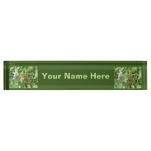 Plaque d'identification personnalisée de libellule